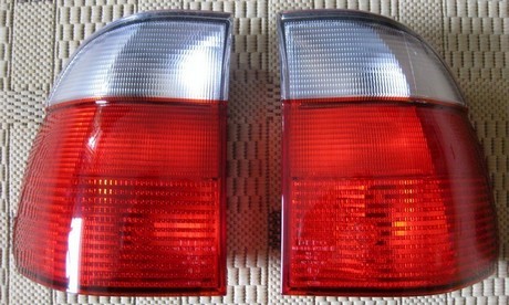 BMW E39 Touring punavalkoiset takavalot